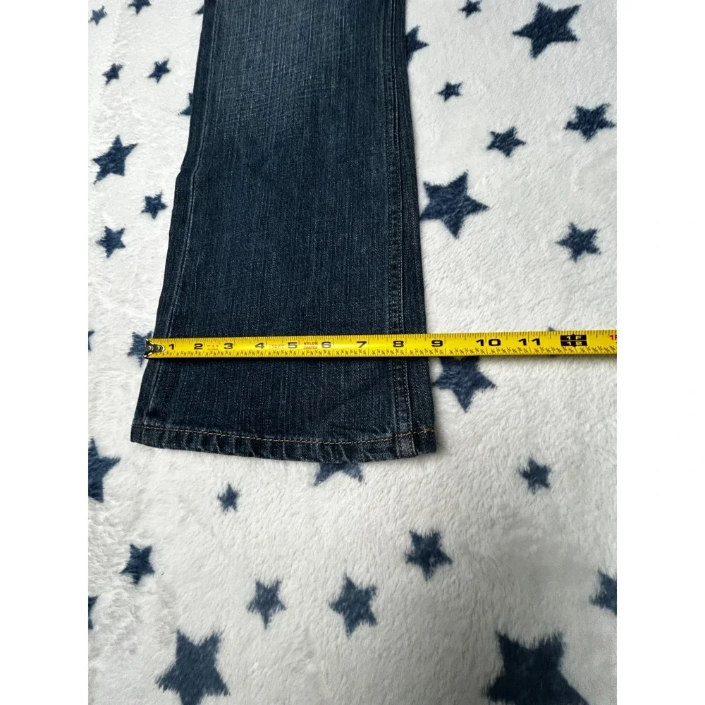 Levi's 527 Jeans Mens 34x30 Slim Boot Cut Blue Denim Dark Wash Stretch Casual